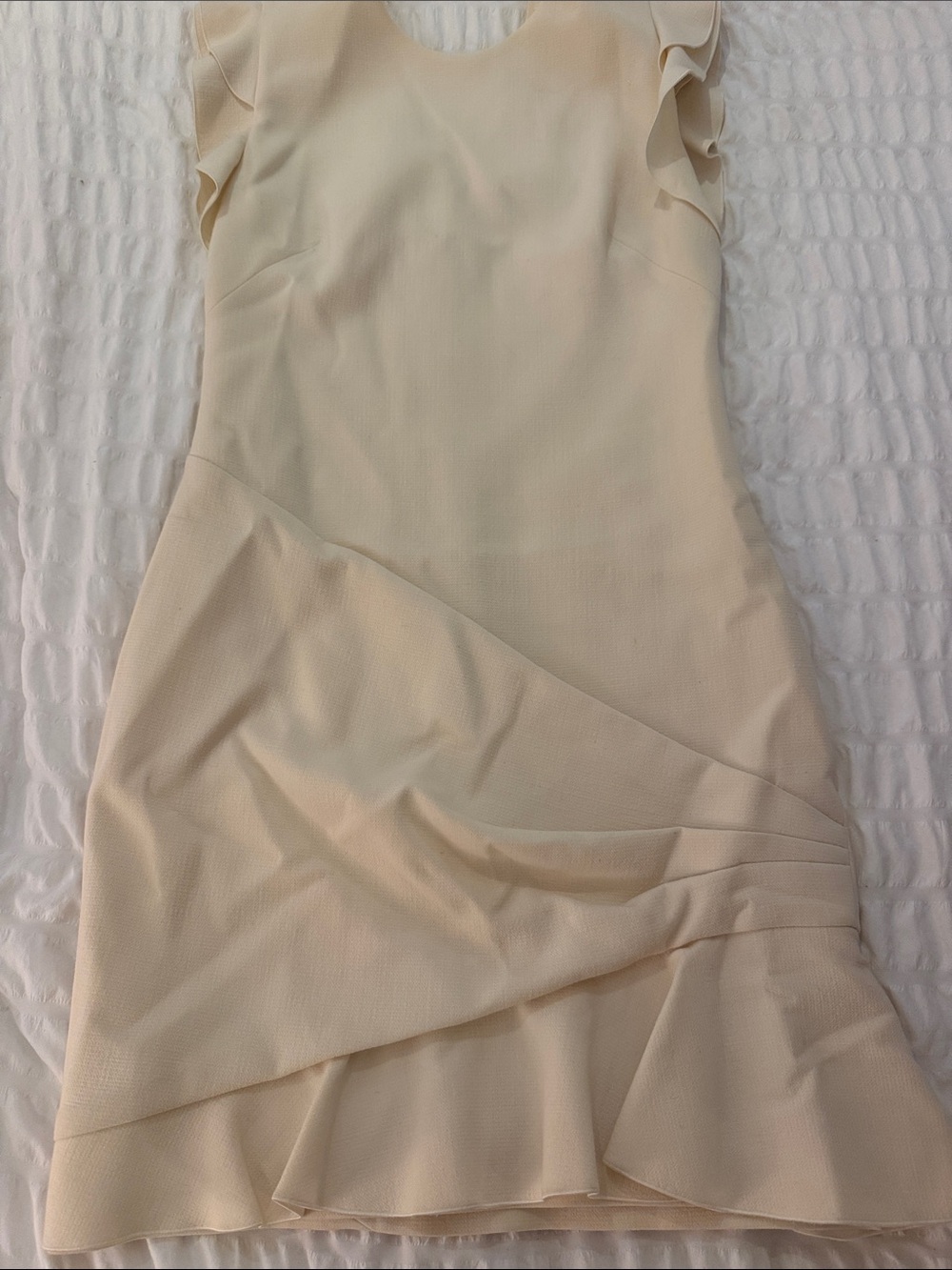 Emilio Pucci Ivory Ruffle Mini Dress – Size Medium (runs small) Like New